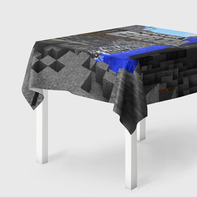 Скатерть 3D с принтом MINECRAFT в городе Новоалтайск, 100% полиэстер (ткань не мнется и не растягивается) | Размер: 150*150 см | craft | creeper | dungeon | dungeons | earth | game | logo | mine | minecraft | mobile | online | дунгеонс | земля | зомбиы | игра | крипер | лого | майкрафт | майнкрафт | мобайл | онлайн | подземелье | подземелья