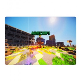 Магнитный плакат 3Х2 с принтом MINECRAFT в городе Новоалтайск, Полимерный материал с магнитным слоем | 6 деталей размером 9*9 см | craft | creeper | dungeon | dungeons | earth | game | logo | mine | minecraft | mobile | online | дунгеонс | земля | зомбиы | игра | крипер | лого | майкрафт | майнкрафт | мобайл | онлайн | подземелье | подземелья