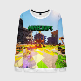 Мужской свитшот 3D с принтом MINECRAFT в городе Новоалтайск, 100% полиэстер с мягким внутренним слоем | круглый вырез горловины, мягкая резинка на манжетах и поясе, свободная посадка по фигуре | craft | creeper | dungeon | dungeons | earth | game | logo | mine | minecraft | mobile | online | дунгеонс | земля | зомбиы | игра | крипер | лого | майкрафт | майнкрафт | мобайл | онлайн | подземелье | подземелья