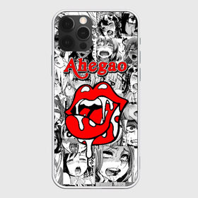 Чехол для iPhone 12 Pro Max с принтом Ahegao в городе Новоалтайск, Силикон |  | Тематика изображения на принте: ahegao | black   white | cartoon | collage | comic | emotion | faces | girls | inscription | japanese | lips | manga | mouth | open | red | аниме | губы | девушки | коллаж | комикс | красные | лица | мультфильм | надпись | откр