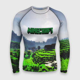 Мужской рашгард 3D с принтом MINECRAFT в городе Новоалтайск,  |  | craft | creeper | dungeon | dungeons | earth | game | logo | mine | minecraft | mobile | online | дунгеонс | земля | зомбиы | игра | крипер | лого | майкрафт | майнкрафт | мобайл | онлайн | подземелье | подземелья