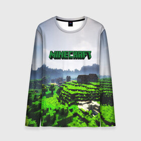 Мужской лонгслив 3D с принтом MINECRAFT в городе Новоалтайск, 100% полиэстер | длинные рукава, круглый вырез горловины, полуприлегающий силуэт | craft | creeper | dungeon | dungeons | earth | game | logo | mine | minecraft | mobile | online | дунгеонс | земля | зомбиы | игра | крипер | лого | майкрафт | майнкрафт | мобайл | онлайн | подземелье | подземелья