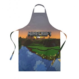 Фартук 3D с принтом MINECRAFT в городе Новоалтайск, 100% полиэстер | общий размер — 65 х 85 см, ширина нагрудника — 26 см, горловина — 53 см, длина завязок — 54 см, общий обхват в поясе — 173 см. Принт на завязках и на горловине наносится с двух сторон, на основной части фартука — только с внешней стороны | craft | creeper | dungeon | dungeons | earth | game | logo | mine | minecraft | mobile | online | дунгеонс | земля | зомбиы | игра | крипер | лого | майкрафт | майнкрафт | мобайл | онлайн | подземелье | подземелья
