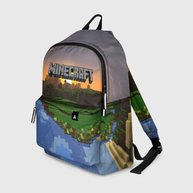 Рюкзак 3D с принтом MINECRAFT в городе Новоалтайск, 100% полиэстер | лямки с регулируемой длиной, сверху петелька, чтобы рюкзак можно было повесить на вешалку. Основное отделение закрывается на молнию, как и внешний карман. Внутри два дополнительных кармана, один из которых закрывается на молнию. По бокам два дополнительных кармашка | Тематика изображения на принте: craft | creeper | dungeon | dungeons | earth | game | logo | mine | minecraft | mobile | online | дунгеонс | земля | зомбиы | игра | крипер | лого | майкрафт | майнкрафт | мобайл | онлайн | подземелье | подземелья