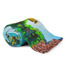 Плед 3D с принтом MINECRAFT в городе Новоалтайск, 100% полиэстер | закругленные углы, все края обработаны. Ткань не мнется и не растягивается | craft | creeper | dungeon | dungeons | earth | game | logo | mine | minecraft | mobile | online | дунгеонс | земля | зомбиы | игра | крипер | лого | майкрафт | майнкрафт | мобайл | онлайн | подземелье | подземелья