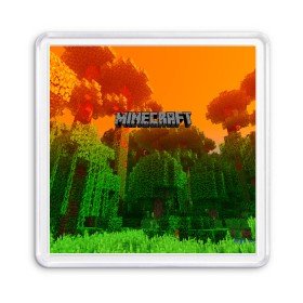 Магнит 55*55 с принтом MINECRAFT в городе Новоалтайск, Пластик | Размер: 65*65 мм; Размер печати: 55*55 мм | Тематика изображения на принте: craft | creeper | dungeon | dungeons | earth | game | logo | mine | minecraft | mobile | online | дунгеонс | земля | зомбиы | игра | крипер | лого | майкрафт | майнкрафт | мобайл | онлайн | подземелье | подземелья