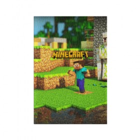 Обложка для паспорта матовая кожа с принтом MINECRAFT в городе Новоалтайск, натуральная матовая кожа | размер 19,3 х 13,7 см; прозрачные пластиковые крепления | craft | creeper | dungeon | dungeons | earth | game | logo | mine | minecraft | mobile | online | дунгеонс | земля | зомбиы | игра | крипер | лого | майкрафт | майнкрафт | мобайл | онлайн | подземелье | подземелья