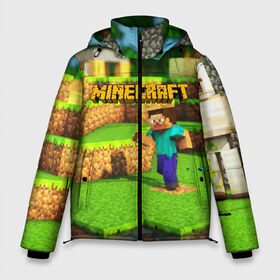 Мужская зимняя куртка 3D с принтом MINECRAFT в городе Новоалтайск, верх — 100% полиэстер; подкладка — 100% полиэстер; утеплитель — 100% полиэстер | длина ниже бедра, свободный силуэт Оверсайз. Есть воротник-стойка, отстегивающийся капюшон и ветрозащитная планка. 

Боковые карманы с листочкой на кнопках и внутренний карман на молнии. | craft | creeper | dungeon | dungeons | earth | game | logo | mine | minecraft | mobile | online | дунгеонс | земля | зомбиы | игра | крипер | лого | майкрафт | майнкрафт | мобайл | онлайн | подземелье | подземелья