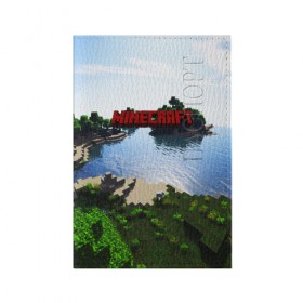 Обложка для паспорта матовая кожа с принтом MINECRAFT в городе Новоалтайск, натуральная матовая кожа | размер 19,3 х 13,7 см; прозрачные пластиковые крепления | craft | creeper | dungeon | dungeons | earth | game | logo | mine | minecraft | mobile | online | дунгеонс | земля | зомби | игра | крипер | лого | майкрафт | майнкрафт | мобайл | онлайн | подземелье | подземелья