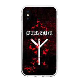 Чехол для iPhone XS Max матовый с принтом Burzum Algiz Rune в городе Новоалтайск, Силикон | Область печати: задняя сторона чехла, без боковых панелей | algiz | art | burz | burzum | horror | logo | merch | music | rune | альгиз | арт | бурз | бурзум | варг викернес | группа | логотип | мерч | метал | мистика | музыка | надпись | норвегия | норвежская группа | норги | руна | толкиен