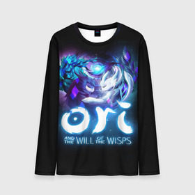 Мужской лонгслив 3D с принтом Ori and the Blind Forest в городе Новоалтайск, 100% полиэстер | длинные рукава, круглый вырез горловины, полуприлегающий силуэт | blind forest | ori | sein | белка | гумо | кошка | куро | лиса | нару | непроглядный лес | ори | платформер | птенец | сейн | сова