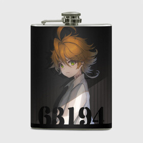 Фляга с принтом The Promised Neverland в городе Новоалтайск, металлический корпус | емкость 0,22 л, размер 125 х 94 мм. Виниловая наклейка запечатывается полностью | Тематика изображения на принте: the promised neverland | аниме | манга | обещанный неверленд