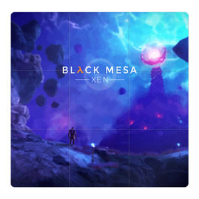 Магнитный плакат 3Х3 с принтом HALF-LIFE - Black Mesa: XEN в городе Новоалтайск, Полимерный материал с магнитным слоем | 9 деталей размером 9*9 см | black | counter | csgo | freeman | gordon | half | half life | halflife | lambda | life | logo | mesa | portal | strike | xen | гордон | контр | лайф | лого | портал | символ | страйк | фримен | халф | халф лайф | халфлайф