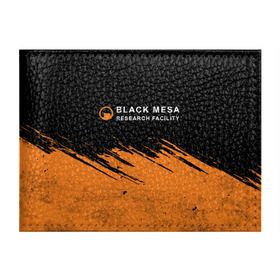 Обложка для студенческого билета с принтом BLACK MESA (Half-Life) в городе Новоалтайск, натуральная кожа | Размер: 11*8 см; Печать на всей внешней стороне | black | counter | csgo | freeman | gordon | half | half life | halflife | lambda | life | logo | mesa | portal | strike | xen | гордон | контр | лайф | лого | портал | символ | страйк | фримен | халф | халф лайф | халфлайф