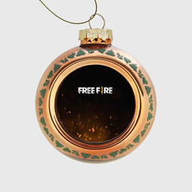 Стеклянный ёлочный шар с принтом FREE FIRE в городе Новоалтайск, Стекло | Диаметр: 80 мм | battle | battlegrounds | fire | free | game | games | garena | logo | mobile | royale | батлграунд | битва | гарена | гарено | игра | игры | королевская | лого | логотип | мобайл | онлайн | символ | фаер | фаир | фри