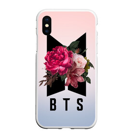 Чехол для iPhone XS Max матовый с принтом BTS в городе Новоалтайск, Силикон | Область печати: задняя сторона чехла, без боковых панелей | bangtan boys | beyond the scene | bts | k pop | kpop | love yourself | бтс | к поп
