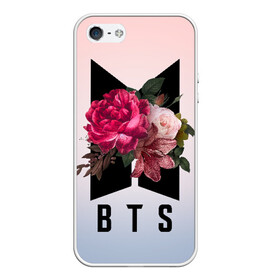 Чехол для iPhone 5/5S матовый с принтом BTS в городе Новоалтайск, Силикон | Область печати: задняя сторона чехла, без боковых панелей | bangtan boys | beyond the scene | bts | k pop | kpop | love yourself | бтс | к поп