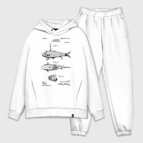 Мужской костюм хлопок OVERSIZE с принтом Patent   Artificial bait в городе Новоалтайск,  |  | patent | воблер | идея | история | крючок | патент | приманка | разработка | рыбак | рыбалка | туризм | удочка | чертеж | чертежи