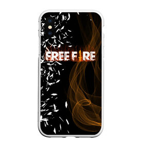 Чехол для iPhone XS Max матовый с принтом FREE FIRE в городе Новоалтайск, Силикон | Область печати: задняя сторона чехла, без боковых панелей | free fire | free fire pc | game | garena | mobile game | royale | trsffb | битва онлайн | гарена | игра | огонь | свободный огонь | фри фаер