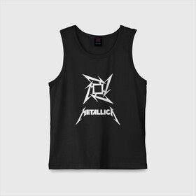 Детская майка хлопок с принтом METALLICA в городе Новоалтайск,  |  | Тематика изображения на принте: metallica | металлика