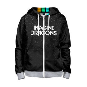 Детская толстовка 3D на молнии с принтом IMAGINE DRAGONS (КАПЮШОН) в городе Новоалтайск, 100% полиэстер |  манжеты и пояс оформлены широкой мягкой резинкой, двухслойный капюшон со шнурком для регулировки, спереди карманы и застежка-молния
 | evolve | id | imagine dragons | драконы | ид
