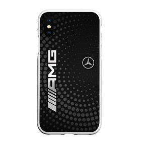Чехол для iPhone XS Max матовый с принтом Mercedes в городе Новоалтайск, Силикон | Область печати: задняя сторона чехла, без боковых панелей | amg | mercedes | авто | автомобиль | иномарка | логотип | машина | мерседес | текстура