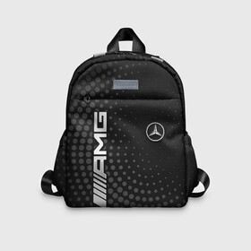 Детский рюкзак 3D с принтом Mercedes в городе Новоалтайск, 100% полиэстер | лямки с регулируемой длиной, сверху петелька, чтобы рюкзак можно было повесить на вешалку. Основное отделение закрывается на молнию, как и внешний карман. Внутри дополнительный карман. По бокам два дополнительных кармашка | amg | mercedes | авто | автомобиль | иномарка | логотип | машина | мерседес | текстура