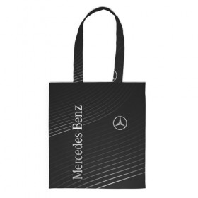 Сумка 3D повседневная с принтом Mercedes в городе Новоалтайск, 100% полиэстер | Плотность: 200 г/м2; Размер: 34×35 см; Высота лямок: 30 см | amg | mercedes | авто | автомобиль | иномарка | логотип | машина | мерседес | текстура
