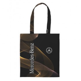 Сумка 3D повседневная с принтом Mercedes в городе Новоалтайск, 100% полиэстер | Плотность: 200 г/м2; Размер: 34×35 см; Высота лямок: 30 см | amg | mercedes | авто | автомобиль | иномарка | логотип | машина | мерседес | текстура