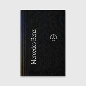 Обложка для паспорта матовая кожа с принтом Mercedes в городе Новоалтайск, натуральная матовая кожа | размер 19,3 х 13,7 см; прозрачные пластиковые крепления | Тематика изображения на принте: amg | mercedes | авто | автомобиль | иномарка | логотип | машина | мерседес | текстура