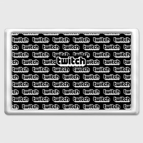 Магнит 45*70 с принтом TWITCH в городе Новоалтайск, Пластик | Размер: 78*52 мм; Размер печати: 70*45 | Тематика изображения на принте: game | gamer | logo | trend | twitch | twitties | игры | логотип | мода | надписи | стрим | твитч | тренд