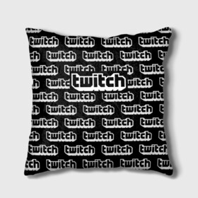Подушка 3D с принтом TWITCH в городе Новоалтайск, наволочка – 100% полиэстер, наполнитель – холлофайбер (легкий наполнитель, не вызывает аллергию). | состоит из подушки и наволочки. Наволочка на молнии, легко снимается для стирки | game | gamer | logo | trend | twitch | twitties | игры | логотип | мода | надписи | стрим | твитч | тренд