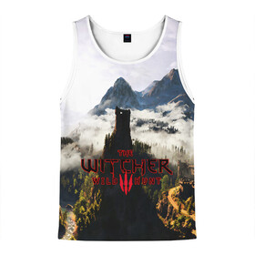 Мужская майка 3D с принтом THE WITCHER 3WILD HUNT в городе Новоалтайск, 100% полиэстер | круглая горловина, приталенный силуэт, длина до линии бедра. Пройма и горловина окантованы тонкой бейкой | cd projekt red | ciri | game | geralt | geralt of rivia | gwynbleidd | the witcher | the witcher 3: wild hunt | ведьмак | ведьмак 3: дикая охота | геральт | геральт из ривии | цири | цирилла