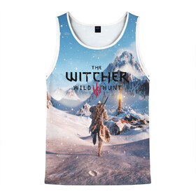 Мужская майка 3D с принтом THE WITCHER 3WILD HUNT в городе Новоалтайск, 100% полиэстер | круглая горловина, приталенный силуэт, длина до линии бедра. Пройма и горловина окантованы тонкой бейкой | cd projekt red | ciri | game | geralt | geralt of rivia | gwynbleidd | the witcher | the witcher 3: wild hunt | ведьмак | ведьмак 3: дикая охота | геральт | геральт из ривии | цири | цирилла