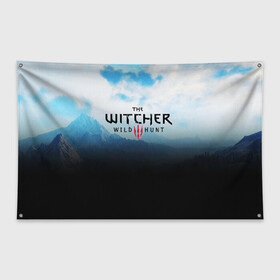 Флаг-баннер с принтом THE WITCHER 3WILD HUNT в городе Новоалтайск, 100% полиэстер | размер 67 х 109 см, плотность ткани — 95 г/м2; по краям флага есть четыре люверса для крепления | cd projekt red | ciri | game | geralt | geralt of rivia | gwynbleidd | the witcher | the witcher 3: wild hunt | ведьмак | ведьмак 3: дикая охота | геральт | геральт из ривии | цири | цирилла