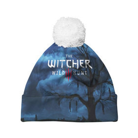 Шапка 3D c помпоном с принтом THE WITCHER 3:WILD HUNT в городе Новоалтайск, 100% полиэстер | универсальный размер, печать по всей поверхности изделия | cd projekt red | ciri | game | geralt | geralt of rivia | gwynbleidd | the witcher | the witcher 3: wild hunt | ведьмак | ведьмак 3: дикая охота | геральт | геральт из ривии | цири | цирилла