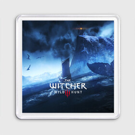 Магнит 55*55 с принтом THE WITCHER 3:WILD HUNT в городе Новоалтайск, Пластик | Размер: 65*65 мм; Размер печати: 55*55 мм | Тематика изображения на принте: cd projekt red | ciri | game | geralt | geralt of rivia | gwynbleidd | the witcher | the witcher 3: wild hunt | ведьмак | ведьмак 3: дикая охота | геральт | геральт из ривии | цири | цирилла