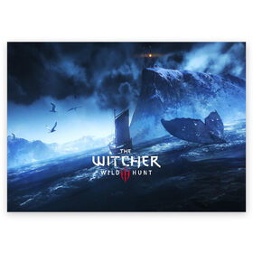 Поздравительная открытка с принтом THE WITCHER 3:WILD HUNT в городе Новоалтайск, 100% бумага | плотность бумаги 280 г/м2, матовая, на обратной стороне линовка и место для марки
 | Тематика изображения на принте: cd projekt red | ciri | game | geralt | geralt of rivia | gwynbleidd | the witcher | the witcher 3: wild hunt | ведьмак | ведьмак 3: дикая охота | геральт | геральт из ривии | цири | цирилла
