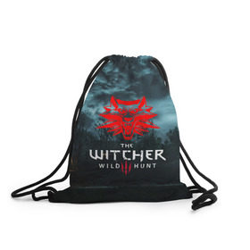 Рюкзак-мешок 3D с принтом THE WITCHER 3:WILD HUNT в городе Новоалтайск, 100% полиэстер | плотность ткани — 200 г/м2, размер — 35 х 45 см; лямки — толстые шнурки, застежка на шнуровке, без карманов и подкладки | Тематика изображения на принте: cd projekt red | ciri | game | geralt | geralt of rivia | gwynbleidd | the witcher | the witcher 3: wild hunt | ведьмак | ведьмак 3: дикая охота | геральт | геральт из ривии | цири | цирилла