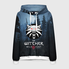 Мужская толстовка 3D с принтом THE WITCHER 3 в городе Новоалтайск, 100% полиэстер | двухслойный капюшон со шнурком для регулировки, мягкие манжеты на рукавах и по низу толстовки, спереди карман-кенгуру с мягким внутренним слоем. | cd projekt red | ciri | game | geralt | geralt of rivia | gwynbleidd | the witcher | the witcher 3: wild hunt | ведьмак | ведьмак 3: дикая охота | геральт | геральт из ривии | цири | цирилла
