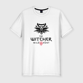Мужская футболка хлопок Slim с принтом THE WITCHER 3:WILD HUNT в городе Новоалтайск, 92% хлопок, 8% лайкра | приталенный силуэт, круглый вырез ворота, длина до линии бедра, короткий рукав | cd projekt red | ciri | game | geralt | geralt of rivia | gwynbleidd | the witcher | the witcher 3: wild hunt | ведьмак | ведьмак 3: дикая охота | геральт | геральт из ривии | цири | цирилла