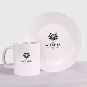 Набор: тарелка + кружка с принтом THE WITCHER 3:WILD HUNT в городе Новоалтайск, керамика | Кружка: объем — 330 мл, диаметр — 80 мм. Принт наносится на бока кружки, можно сделать два разных изображения. 
Тарелка: диаметр - 210 мм, диаметр для нанесения принта - 120 мм. | Тематика изображения на принте: cd projekt red | ciri | game | geralt | geralt of rivia | gwynbleidd | the witcher | the witcher 3: wild hunt | ведьмак | ведьмак 3: дикая охота | геральт | геральт из ривии | цири | цирилла