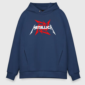 Мужское худи Oversize хлопок с принтом METALLICA в городе Новоалтайск, френч-терри — 70% хлопок, 30% полиэстер. Мягкий теплый начес внутри —100% хлопок | боковые карманы, эластичные манжеты и нижняя кромка, капюшон на магнитной кнопке | matters metallica | metallica | metallica else | metallica nothing | metallicas metallica | nothing else | металлика | металлика.