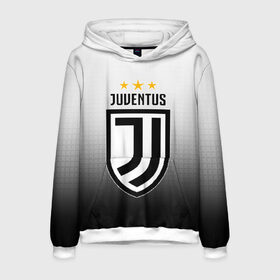 Мужская толстовка 3D с принтом JUVENTUS в городе Новоалтайск, 100% полиэстер | двухслойный капюшон со шнурком для регулировки, мягкие манжеты на рукавах и по низу толстовки, спереди карман-кенгуру с мягким внутренним слоем. | cr7 | juve | juventus | ronaldo | роналдо | ювентус