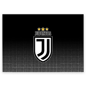 Поздравительная открытка с принтом JUVENTUS в городе Новоалтайск, 100% бумага | плотность бумаги 280 г/м2, матовая, на обратной стороне линовка и место для марки
 | Тематика изображения на принте: cr7 | juve | juventus | ronaldo | роналдо | ювентус