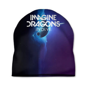 Шапка 3D с принтом IMAGINE DRAGONS в городе Новоалтайск, 100% полиэстер | универсальный размер, печать по всей поверхности изделия | evolve | id | imagine dragons | драконы | ид