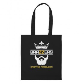 Сумка 3D повседневная с принтом Brazzers Casting-producer в городе Новоалтайск, 100% полиэстер | Плотность: 200 г/м2; Размер: 34×35 см; Высота лямок: 30 см | adults | beard | brazzers | casting | crown | inscription | king | logo | movies | mustache | producer | studio | борода | кастинг | король | корона | логотип | надпись | продюсер | студия | усы | фильмы | царь