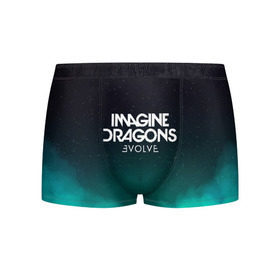 Мужские трусы 3D с принтом IMAGINE DRAGONS в городе Новоалтайск, 50% хлопок, 50% полиэстер | классическая посадка, на поясе мягкая тканевая резинка | evolve | id | imagine dragons | драконы | ид