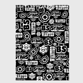Скетчбук с принтом BRAWL STARS LOGOBOMBING в городе Новоалтайск, 100% бумага
 | 48 листов, плотность листов — 100 г/м2, плотность картонной обложки — 250 г/м2. Листы скреплены сверху удобной пружинной спиралью | matters metallica | metallica | metallica else | metallica nothing | metallicas metallica | nothing else | металлика | металлика.