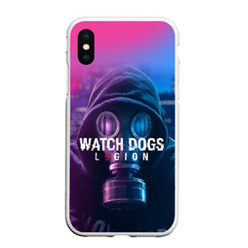 Чехол для iPhone XS Max матовый с принтом WATCH DOGS LEGION в городе Новоалтайск, Силикон | Область печати: задняя сторона чехла, без боковых панелей | ded sec | fox | hacker | legion | watch dogs | watch dogs 2 | watch dogs legion | легион | хакер